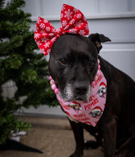 Load image into Gallery viewer, Let It Snow Bow Headband