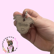 Load image into Gallery viewer, Pittie Wood Dog Tag