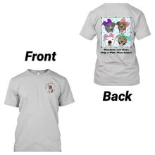 Load image into Gallery viewer, Only a Pittie Mom knows with logo Unisex T-Shirt