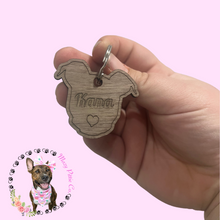 Load image into Gallery viewer, Pittie Wood Dog Tag
