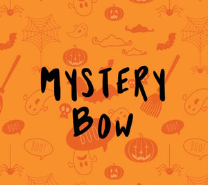Fall/Halloween Mystery Bow Headband/Bow Tie