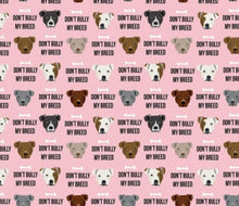 Load image into Gallery viewer, Pink Don&#39;t Bully My Breed Bandana
