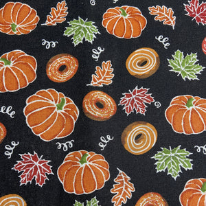 Pumpkins and Donuts Bow Headband/Bow Tie