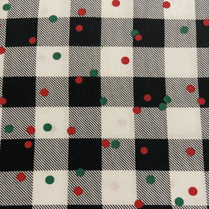 Christmas Checkered Plaid Bandana