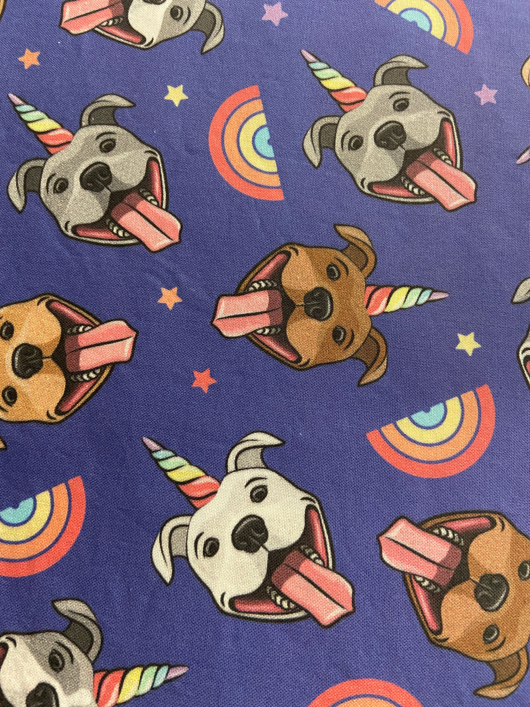 Piticorns with Blue Background Bow Tie